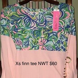 NWT xs finn tee, Lilly Pulitzer, feline good